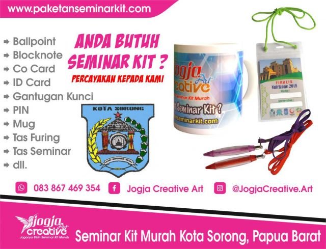 Pesan Seminar Kit Murah Kota Sorong, Papua Barat