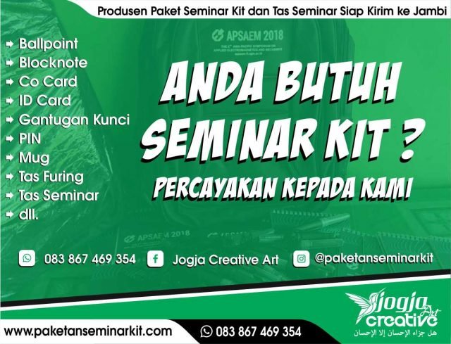 Produsen Paket Seminar Kit Dan Tas Seminar Murah Kota Jambi