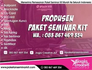Produsen Seminar Kit Murah dan Tas Seminar Pulang Pisau, Kalimantan Tengah