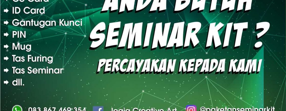 Pesan Paket Seminar Kit dan Tas Seminar Polewali Mandar, Sulawesi Barat