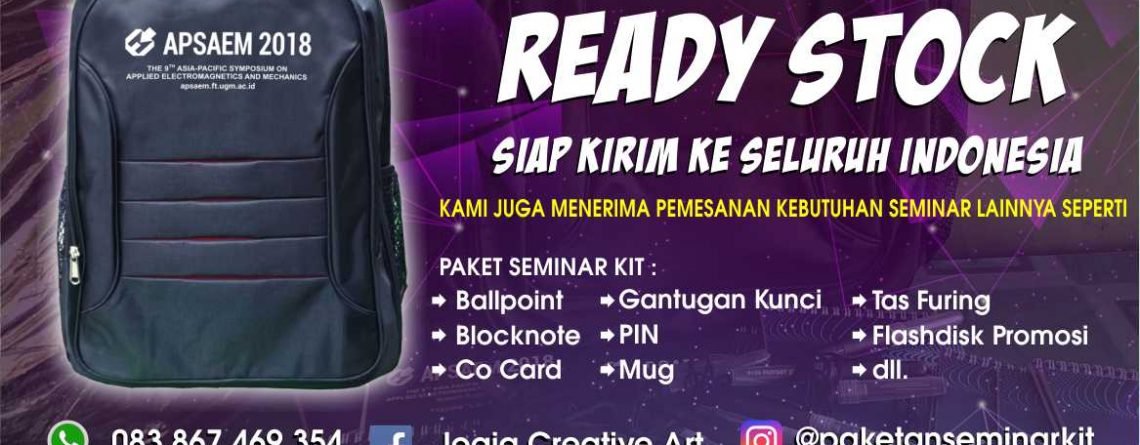 Pesan Tas Seminar Ransel Ready Stock