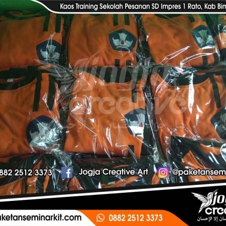 Kaos Training Pesanan SD Impres Rato Bima NTB