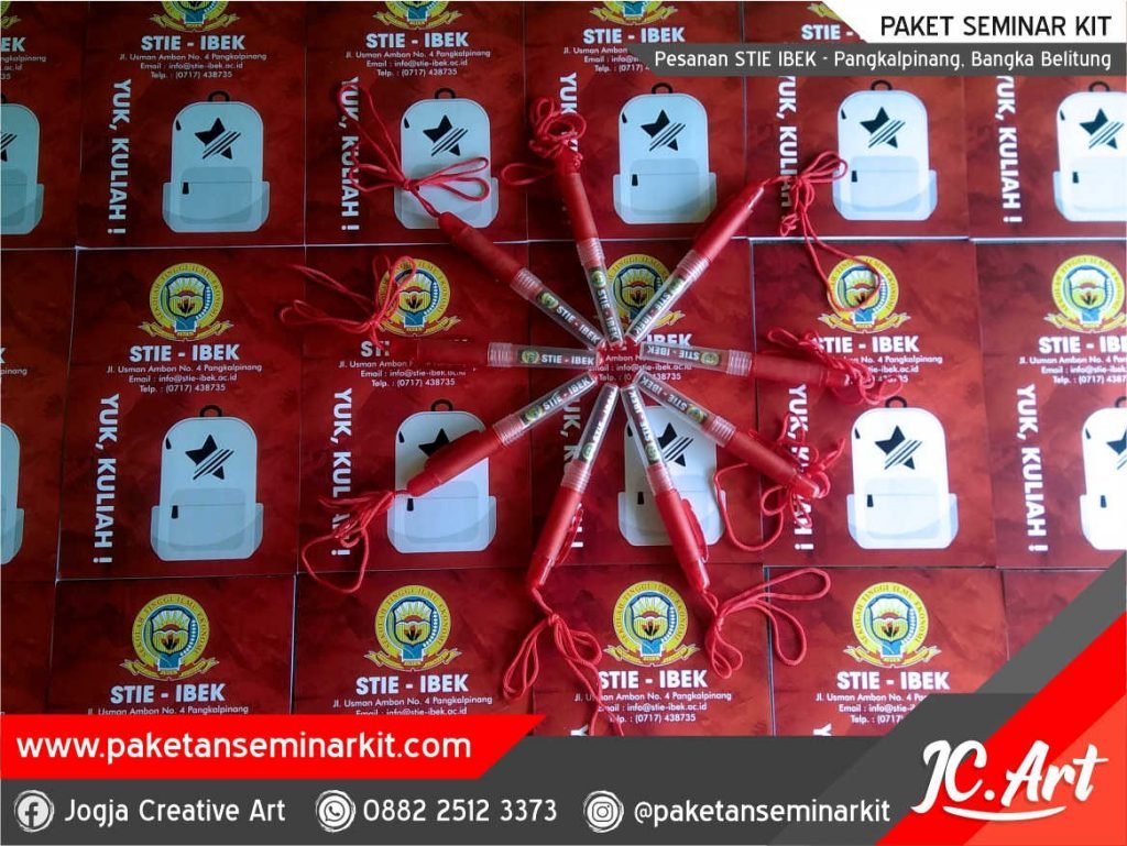 Paket Seminar Kit Murah Pesanan STIE Ibek Pangkalpinang