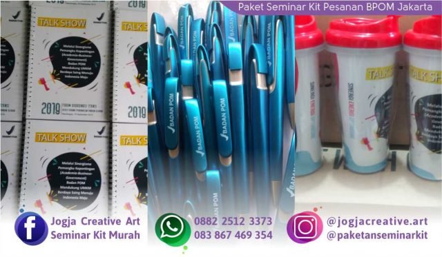 Paket Seminar Kit Murah Pesanan BPOM Jakarta