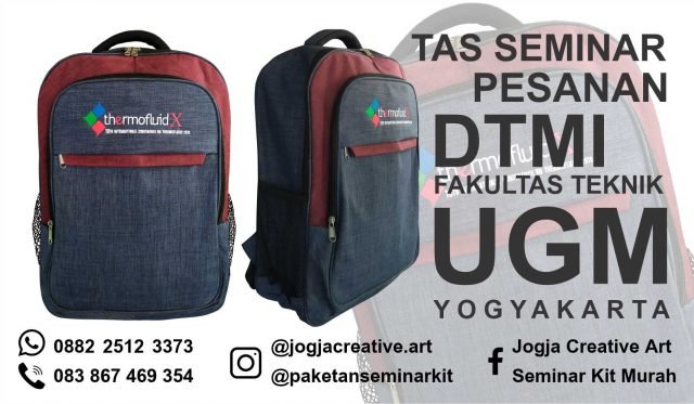 Tas Seminar Ransel Pesanan UGM Jogja