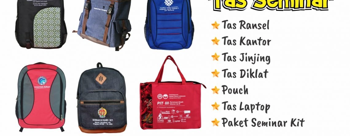 Konveksi Tas seminar kit Murah palembang indralaya sumsel