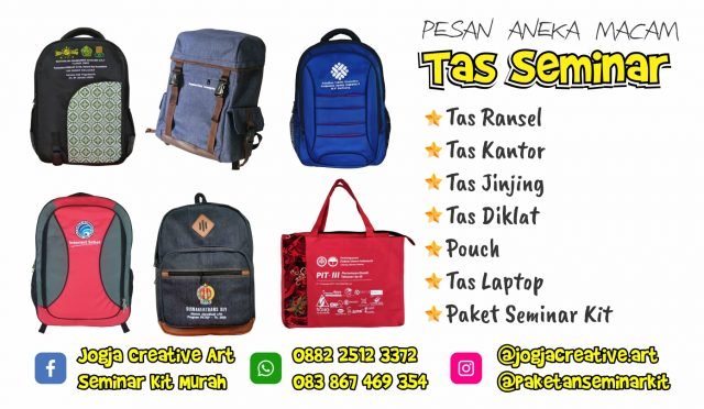 Konveksi Tas seminar kit Murah palembang indralaya sumsel