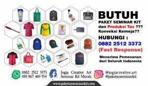 Konveksi Kaos Kemeja dan Tas seminar kit murah palangka raya