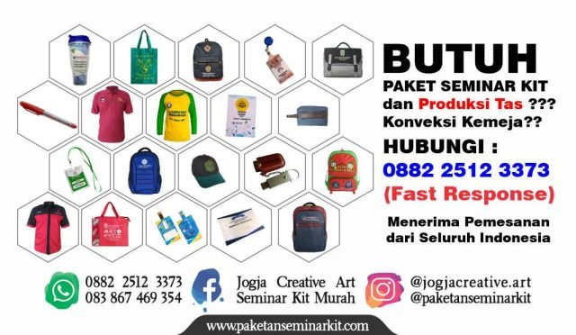 Konveksi Kaos Kemeja dan Tas seminar kit murah palangka raya
