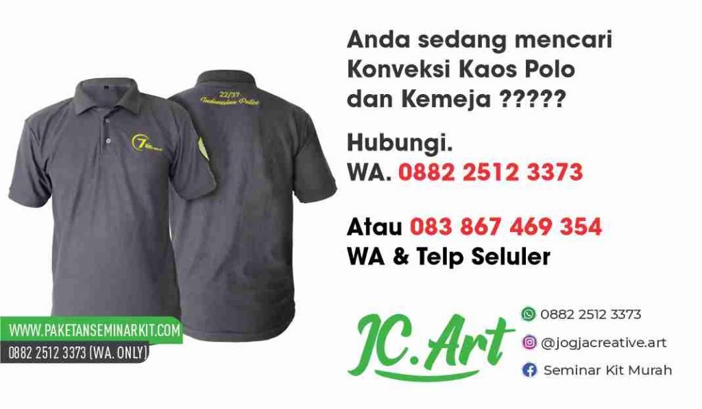 Konveksi Kaos Polo Polres Pulau Buru Maluku Ambon
