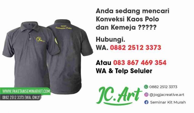 Konveksi Kaos Polo Polres Pulau Buru Maluku Ambon