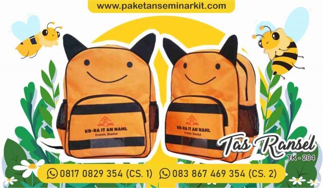 Konveksi Tas Sekolah TK Murah Berkualitas
