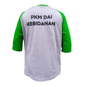 Kaos Raglan 3 per 4 Misty Belakang