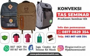 Konveksi Tas Seminar Kit Ransel Kemeja Kaos Samarinda Balikpapan Kalimantan Timur