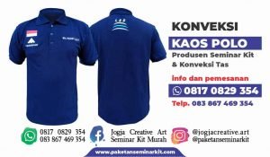 Konveksi Kaos Polo kemeja Morowali Palu Makassar Balikpapan