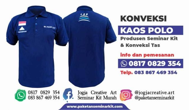 Konveksi Kaos Polo kemeja Morowali Palu Makassar Balikpapan