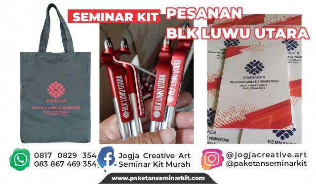konveksi paket Tas seminar kit blk luwu utara makassar