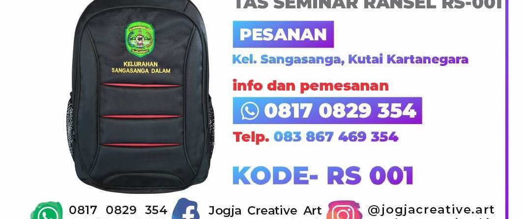 Konveksi Tas Seminar Ransel Kutai Kartanegara Balikpapan