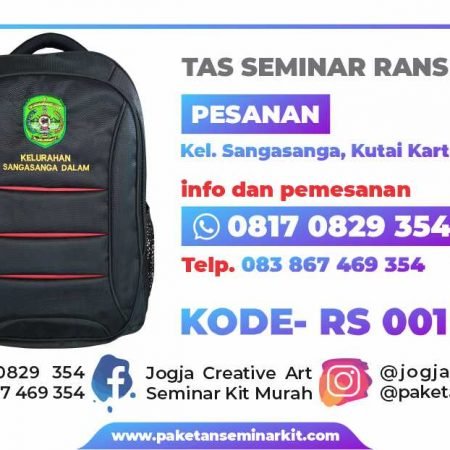 Konveksi Tas Seminar Ransel Kutai Kartanegara Balikpapan