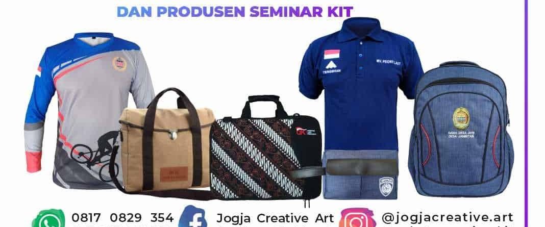 Vendor konveksi tas seminar kit pouch kaos makassar