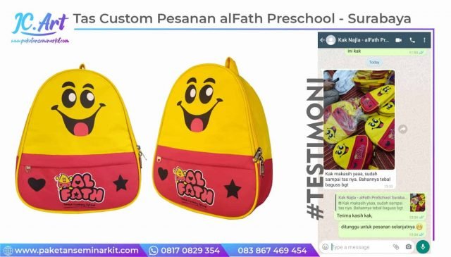 Tas Seminar Vendor tas seminar kit custom pesanan alfath surabaya