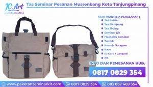 Konveksi Tas Seminar kit Musrenbang Tanjungpinang