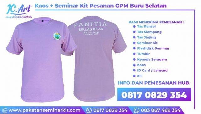 Konveksi Kaos Gereja Ambon Buru Selatan