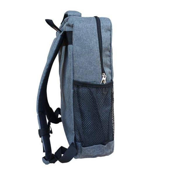 Konveksi Tas Ransel RS 033 Denim Pure Samping
