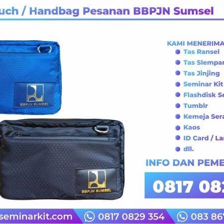 Konveksi Tas Seminar Pouch Handbag BBPJN PU Palembang