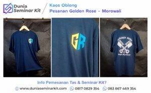 Konveksi Kaos Oblong Pesanan Golden Rose Morowali