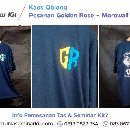 Konveksi Kaos Oblong Pesanan Golden Rose Morowali