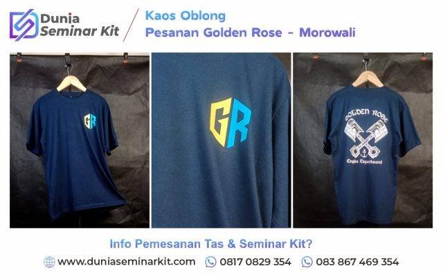 Konveksi Kaos Oblong Pesanan Golden Rose Morowali