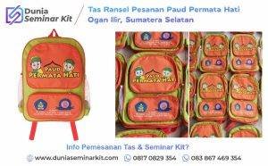 Konveksi Tas Paud Permata Hati Ogan Ilir Palembang