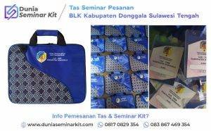 Konveksi Tas Seminar Kit Pesanan BLK Donggala Sulawesi Tengah