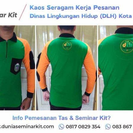 Produsen Konveksi Kaos Seragam Pesanan DLH Kota Parepare