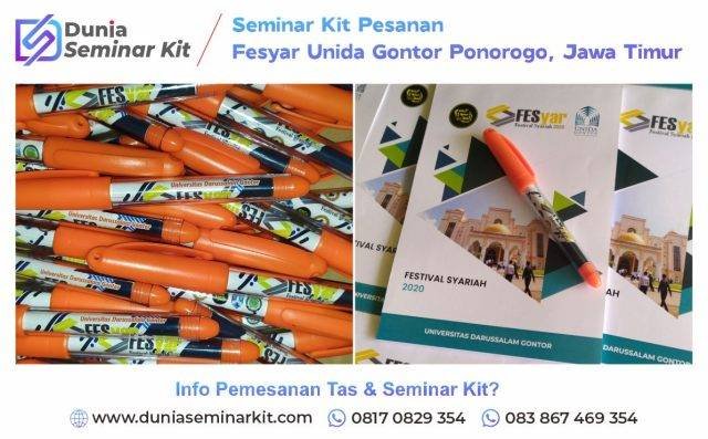 Vendor Seminar Kit Pesanan Unida Gontor Ponorogo