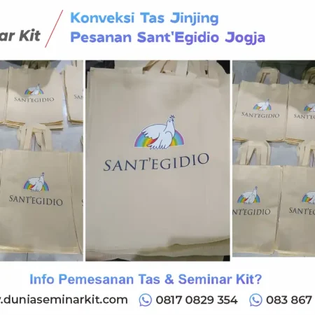 Tas Seminar Kit Jinjing Pesanan Sant'Egidio Jogja