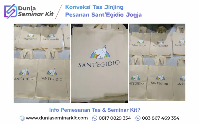 Tas Seminar Kit Jinjing Pesanan Sant'Egidio Jogja