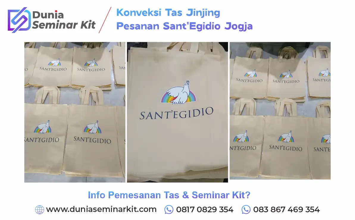  Tas Seminar Kit Jinjing Pesanan Sant'Egidio Jogja